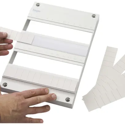 Striscia identificativa Hager golf 12 moduli 