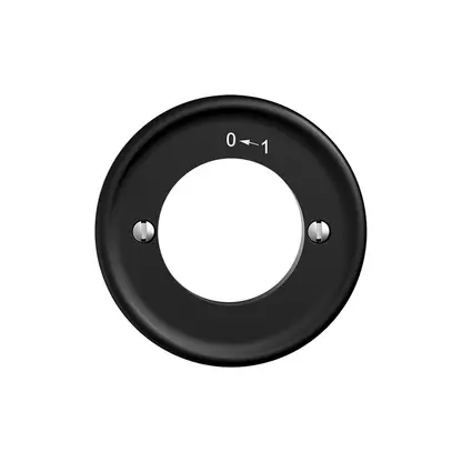 Kit frontal STANDARDdue 0<-1 noir pour contact pivotant 