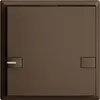 Poussoir ENC KNX 1× EDIZIOdue colore coffee RGB avec LED 