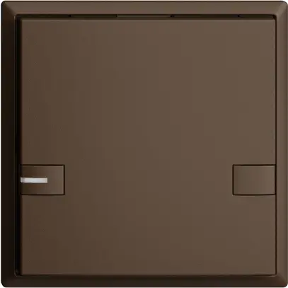 Pulsante INC KNX 1×EDIZIOdue colore coffee RGB con LED 