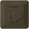 Termostato INC Hager kallysto.trend, con interr.di riscald./raffred., marrone 
