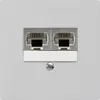 Boîte ENC kallysto 2×RJ45s gris clair parallèle 