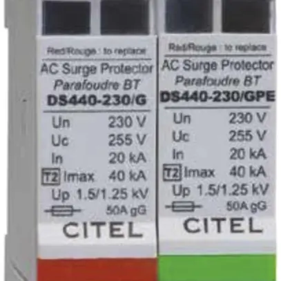 Parafulmine Flury DS 440S-/G-230, tipo 2, 4-poli 