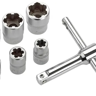 Steckschlüssel-Satz CIMCO 7-teilig 3/8“ SW 8//10/11/13/15/17mm 