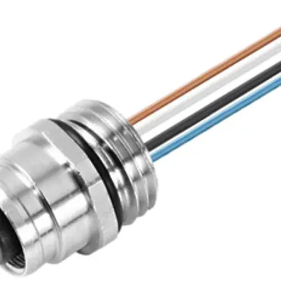 Fiche INC Weidmüller SAIE prise M12 4L avec câble 0.5m M16 0.34mm² PVC 