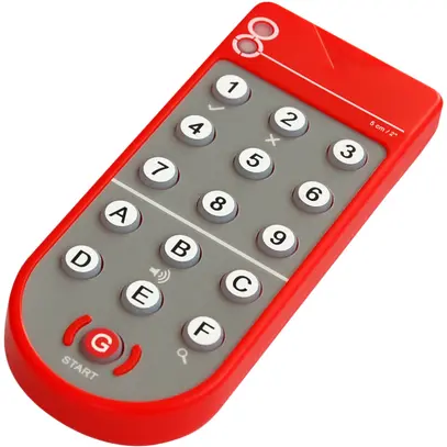 Telecomando BBC Bircher Reglobeam 16 tasti rosso 