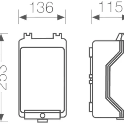 Tableau de distribution AP Hensel KG9001 