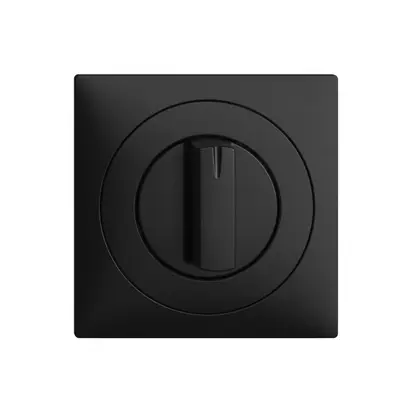 Kit frontale EDIZIOdue nero 60×60mm per interr.rotativo 