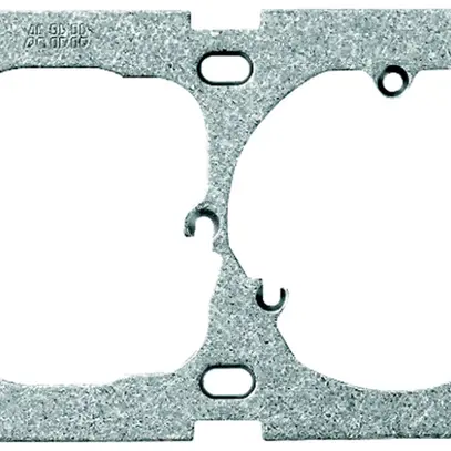 Plaque de fixation ABB 1×2 52mm+prise 