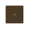 Placca frontale kallysto marrone per 60×60mm per copertura cieca 