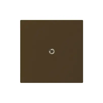 Placca frontale kallysto marrone per 60×60mm per copertura cieca 