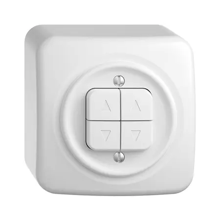 Poussoir pour stores AP STANDARDdue blanc 2 canaux 