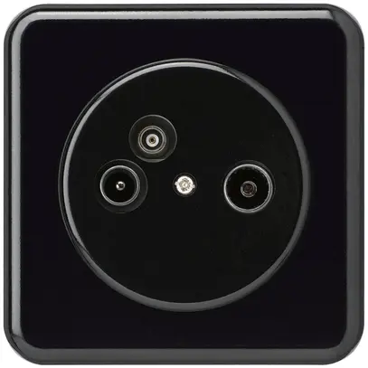 Presa d'antenna INC TV-R-Dati basico C 2GHz 14db nero 