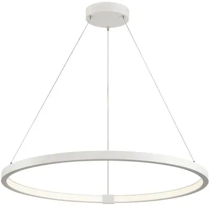 Luminaire suspendu LED SLV ONE 80 DALI 35W 2200lm 3000/4000K Ø800×30mm blanc 