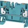 Borne de passage Weidmüller A2C PUSH IN 2.5mm² TS35 bleu 