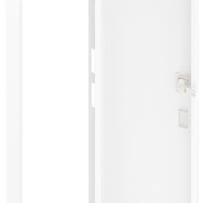 Porta con fesura e cornice SE Pragma bianco per 1parte/7file 