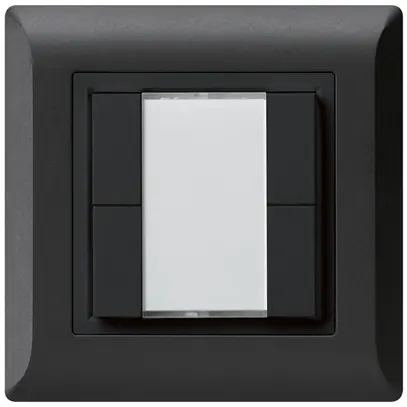 Poussoir universel ENC 4×kallysto.line sans LED noir 
