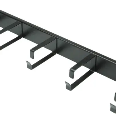 Panneau de renvoi 19" VALUE, 5× anneau de câble type G 44×87mm 1UH ac noir 