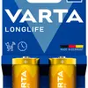 Batterie VARTA Consumer Longlife C alcaline manganèse 1.5V blister à 2 pièces 