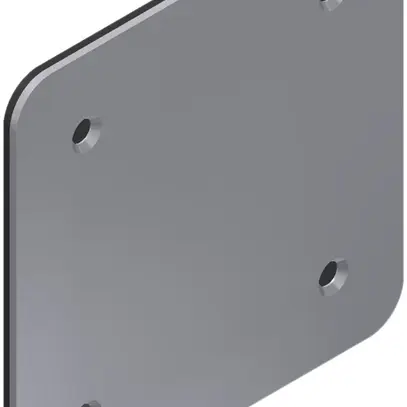 Coperchio impermeabile Quox 88×88mm acciaio al cromo sabbiato IP54 