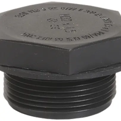 Tappo di chiusura Demelectric M40 nero PA IP65 V0 B6-B24 -40°…125°C 