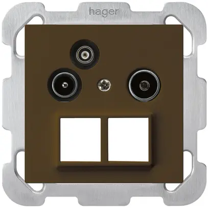 UP-Antennendose R/TV-Daten kallysto HMS B 2GHz 19db braun 