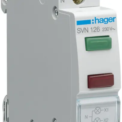 Lampada di segnalazione INS Hager 1UM 230VAC 