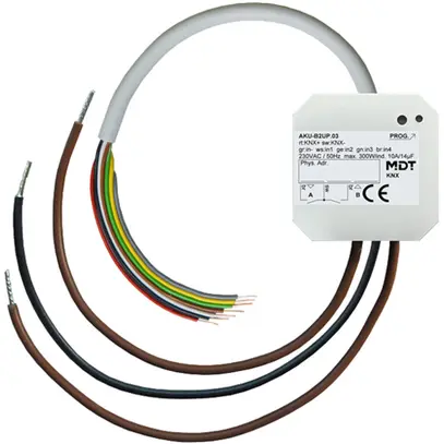 Attuatore-commutatore KNX INS MDT AKU-B2UP.03 2-can 10A 230VAC 4×DI 