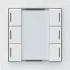 Poussoir ENC kallysto A KNX 6× LED RGB s/e-link blanc 