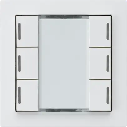 Tasto INC kallysto A KNX 6× LED RGB s/e-link bianco 