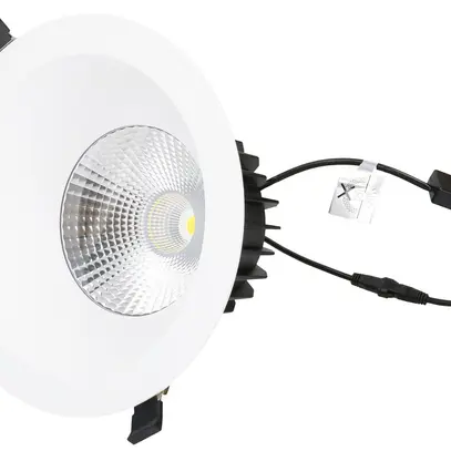 Spot LED INC maxLUCE ATMO 200 25W 2750lm 3000…4000K IP44 Ø200mm blanc 