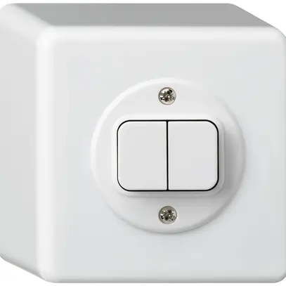 Interrupteur AP basico 3/1L+A-R/1L blanc 