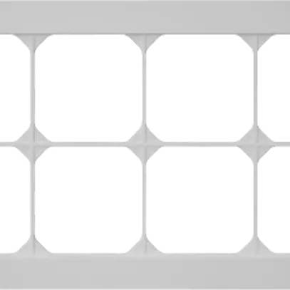 Intestazione INC kallysto.trend 2×4 grigio chiaro orizzontale 