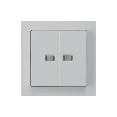 Kit frontal kallysto gris clair avec 2 lentilles 60×60mm 