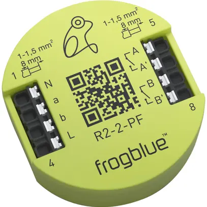 Relais RF INC frogblue frogRelay2-2-PF, 2 canaux 230V max. 6A, 2 entrées 