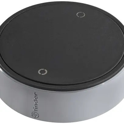 Telecomando RF YESLY, 2-canale, bluetooth, senza batterie, tondo, nero/grigio 