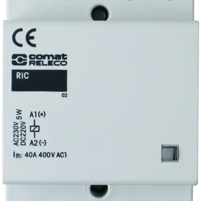 Contacteur AMD ComatReleco RIC, 48VAC/DC, 2F+2O 40A AC-1 