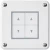 UP-Storentaster robusto IP55 weiss mit 4 Funktionstasten 
