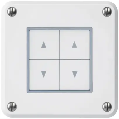 Contact pour stores ENC robusto IP55 blanc avec 4 touches de fonction 