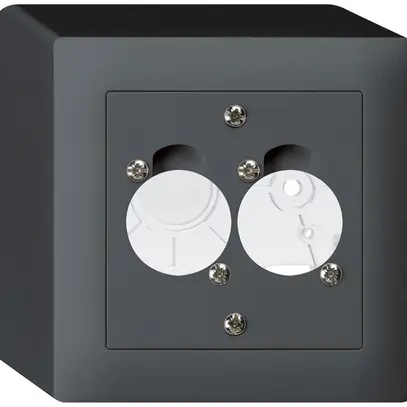 Kit di montaggio AP per 2 XLR kallysto antracite 