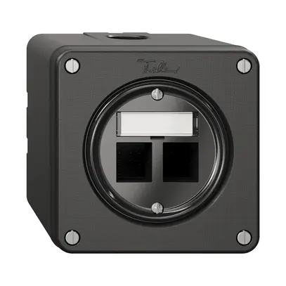 Kit di montaggio NAPU Feller Keystone, per uscita diritta, doppio, ne 