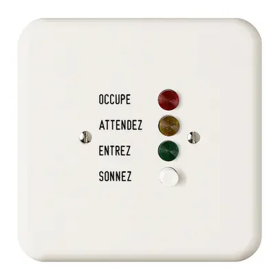 Stazione da porta INC francese FH 12VAC bianco 