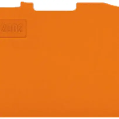 Abschlusswand WAGO TopJob-S orange 3P zu Serie 2002 
