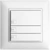 UP-Taster KNX 3-fach EDIZIOdue weiss RGB mit LED 