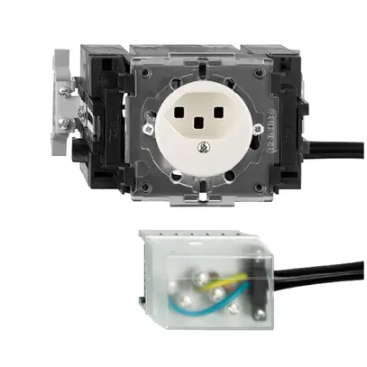 Presa INS FH T23 L3 bianco 53mm Snap per cavo piat.powerbus 