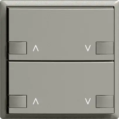 Poussoir ZEP 2c/2t moteur station princ. EDIZIOdue gris foncé 