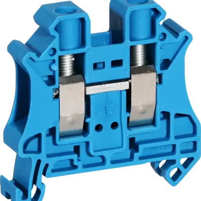 Borne 0.5…16mm² raccordement à vis bleu 