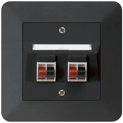 Presa INC audio kallysto.trend 2×nero morsetto per 2 altoparlante 