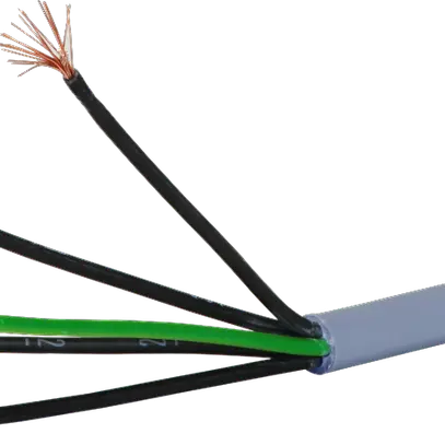 Cavo di comando LiYY 5×1.5mm² numerato grigio Rotolo a 100m