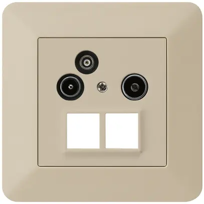 Prise d'antenne ENC R/TV/données HMS kallysto.trend 19dB beige 